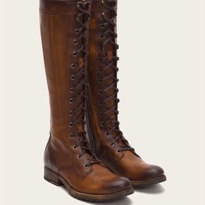 Frye “Melissa” lace up boots